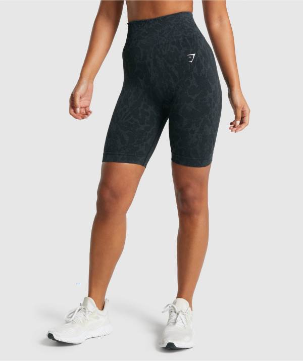 Damske Šortky Gymshark Adapt Animal Seamless Cycling Čierne | DC5236971